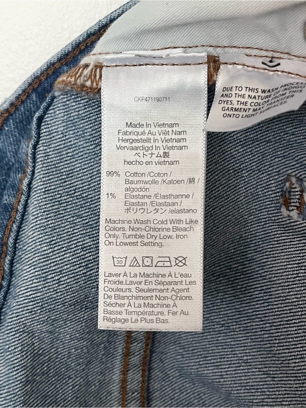Madewell Curvy Perfect Vintage Wide-Leg Crop Jean Size 30 - Picture 5 of 6